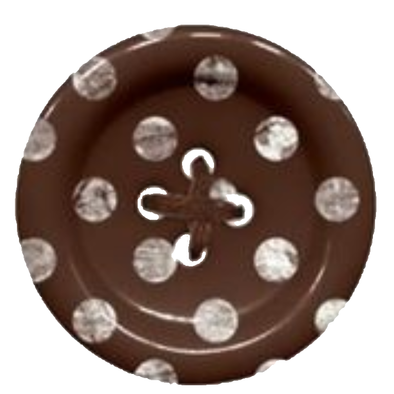 brown button